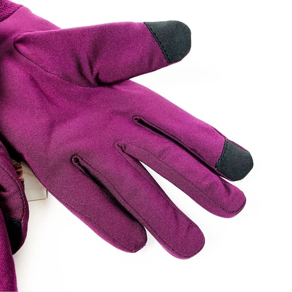 Cuddl Duds Purple Glove & Ear Muff Set • Touchscreen Gloves • Cozy Winter Gift